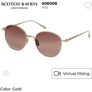 Scotch & Soda Elegant Gold Sunglasses